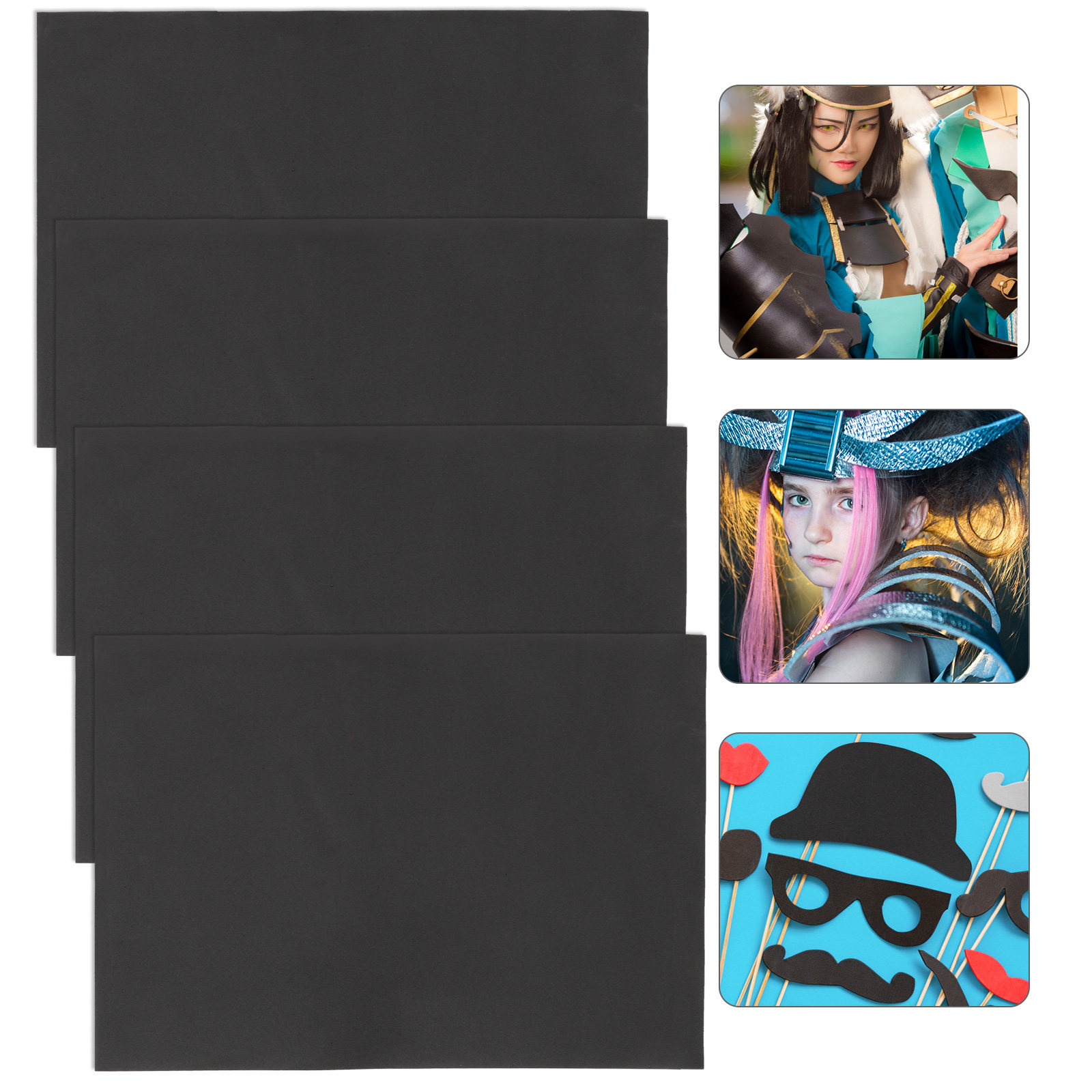 Cosplay Prop Foam - 4 قطع من ألواح الفوم إيفا،