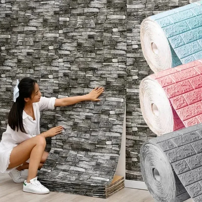 Craft Foam Roll - ملصقات جدارية ثلاثية الأبعاد من الفوم