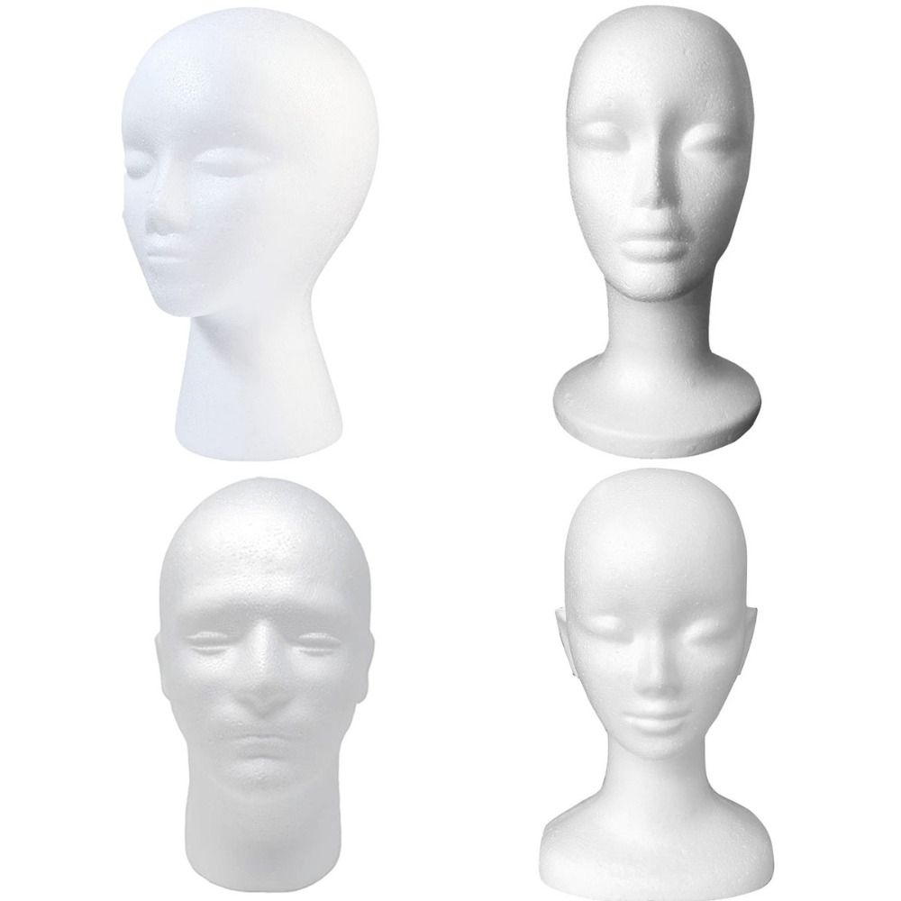 Cosplay Prop Foam - رأس عارضة أزياء نسائية جديد من