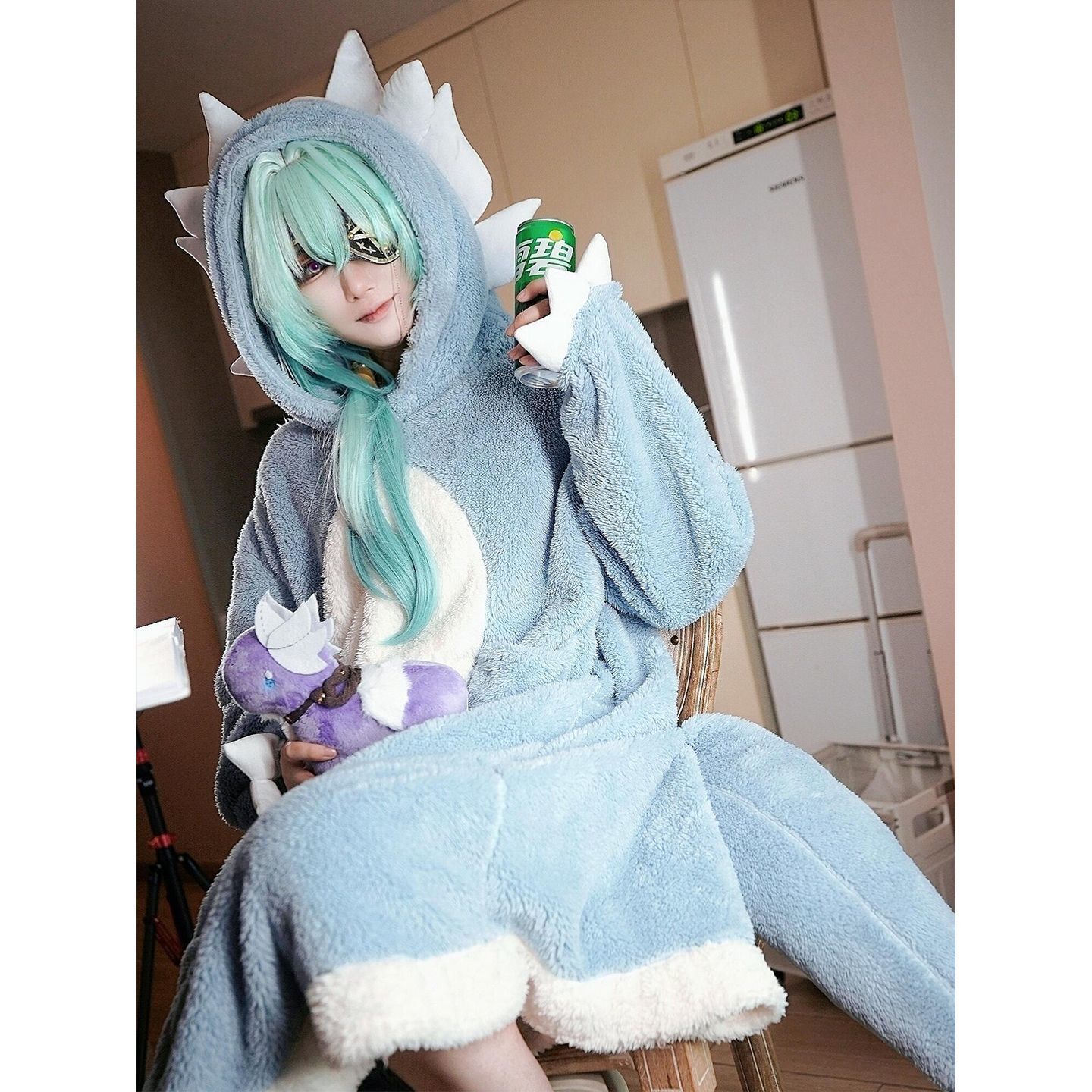 Anaxa Cosplay Prop - لطيف الأرض الوحش ثوب النوم للنساء