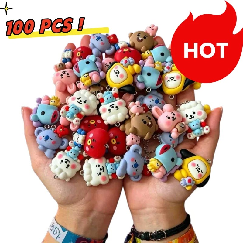 Cosplay Prop Diy - 7 قطع من إكسسوارات BT21 الكرتونية