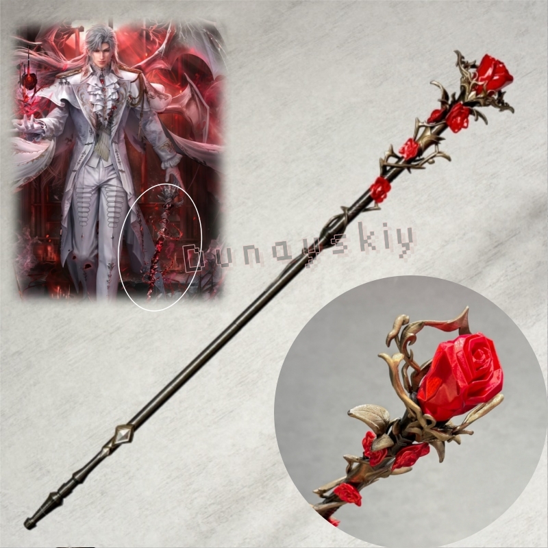 Cosplay Prop 3D Print - عصا سيلوس ستاف سيلفر وينج ديمون