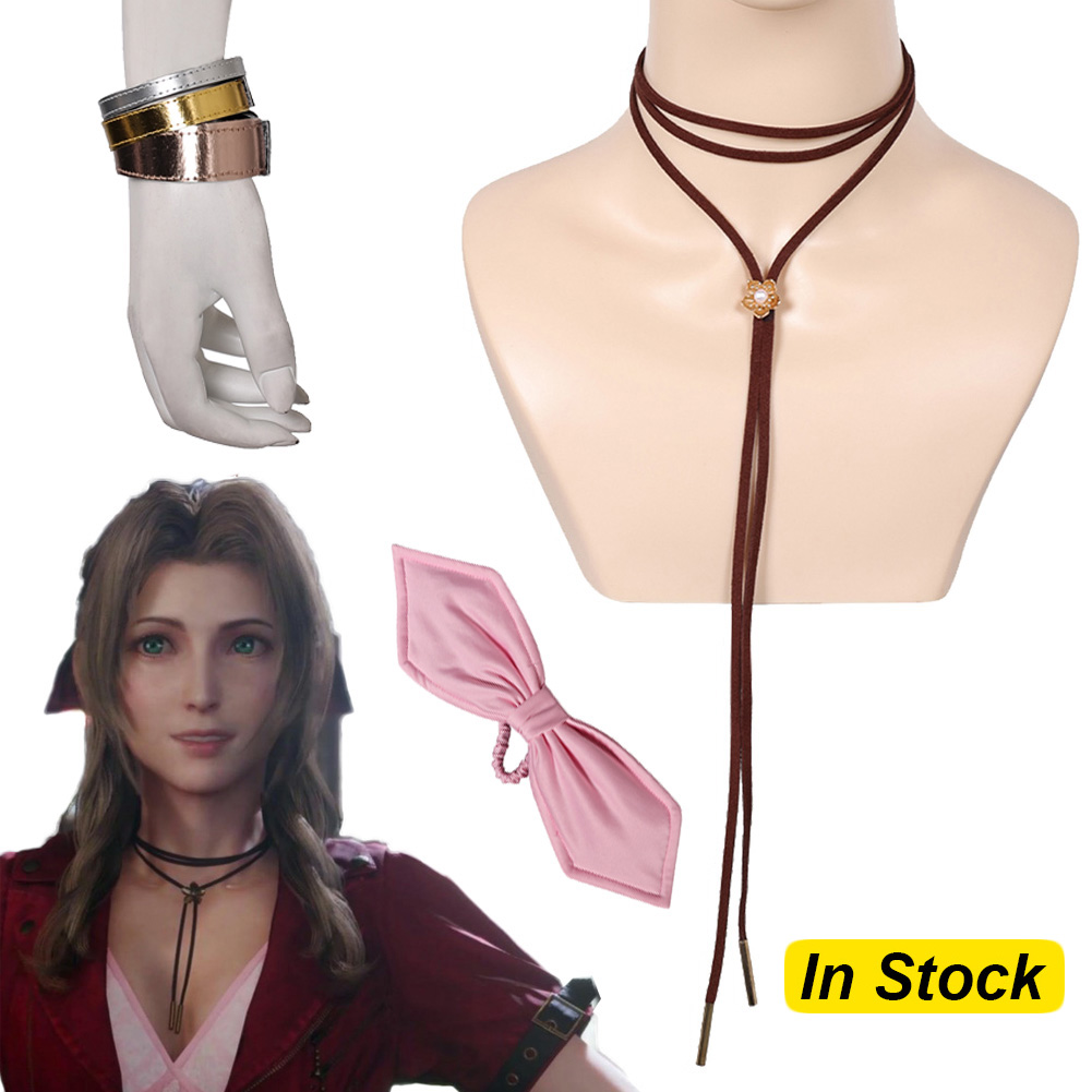 قلادة وربطة عنق فانتازيا إيريث - مراجعة Aerith Cosplay Prop وسعره