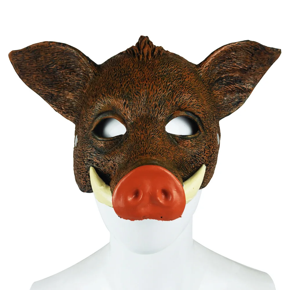 قناع وجه الخنزير البري ثلاثي ا - مراجعة Cosplay Prop Foam وسعره
