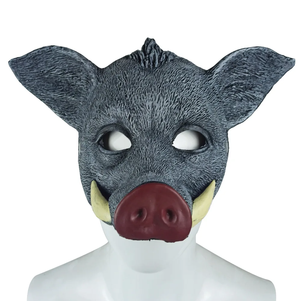 قناع وجه الخنزير البري ثلاثي ا - مراجعة Cosplay Prop Foam وسعره