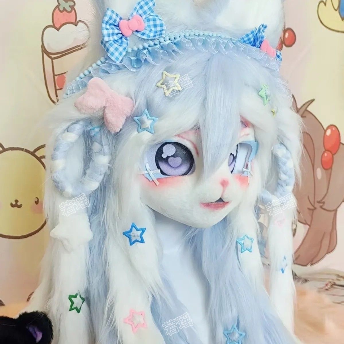 قناع فروي مخصص بتصميم OC على ش - مراجعة Cosplay Prop Making وسعره