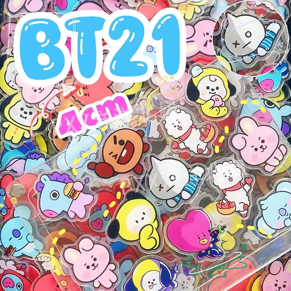 100 قطعة من قطع الأكريليك BT21 - مراجعة Cosplay Prop Diy وسعره